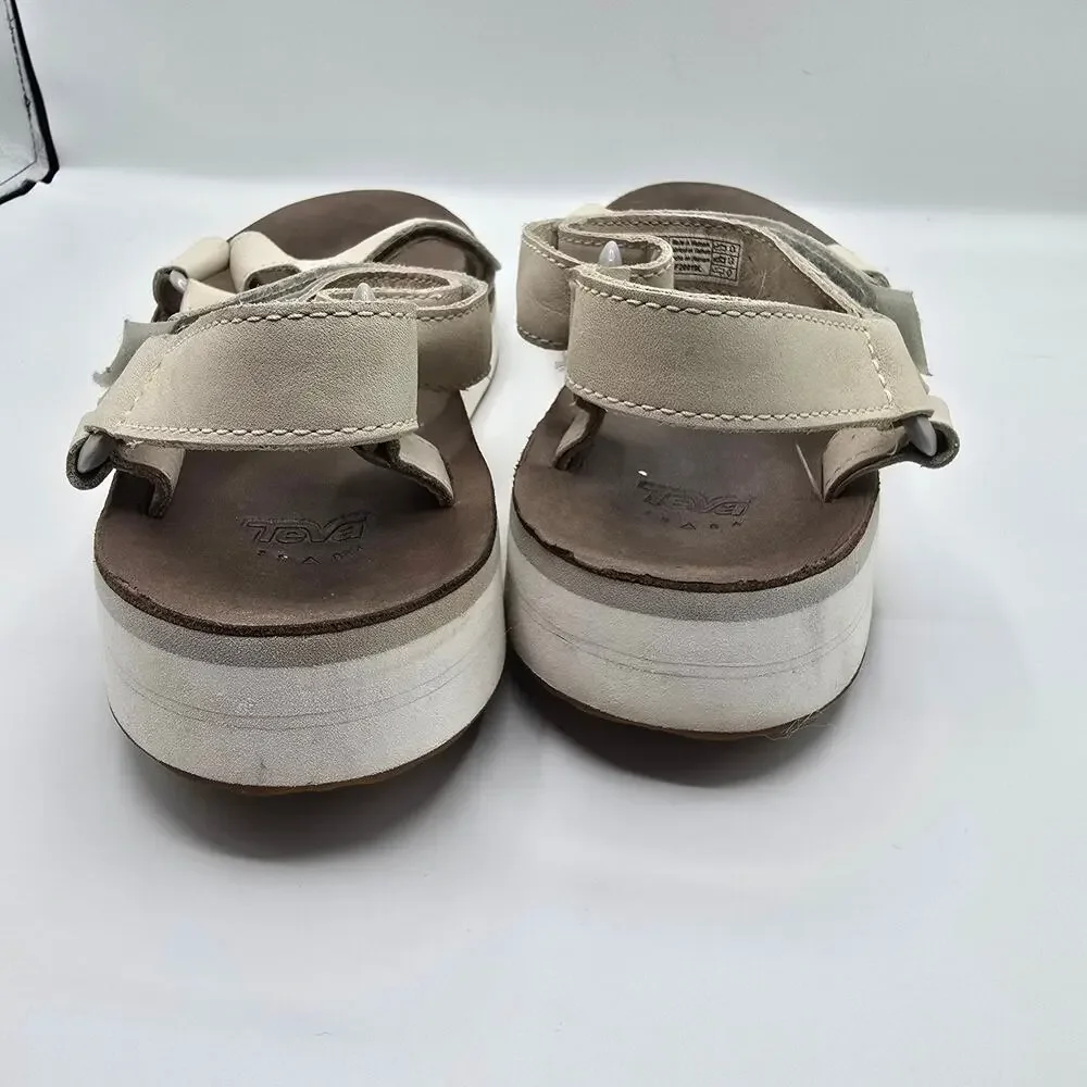 Teva Womens Midform Universal strappy sandals size 10 hook & loop closure
